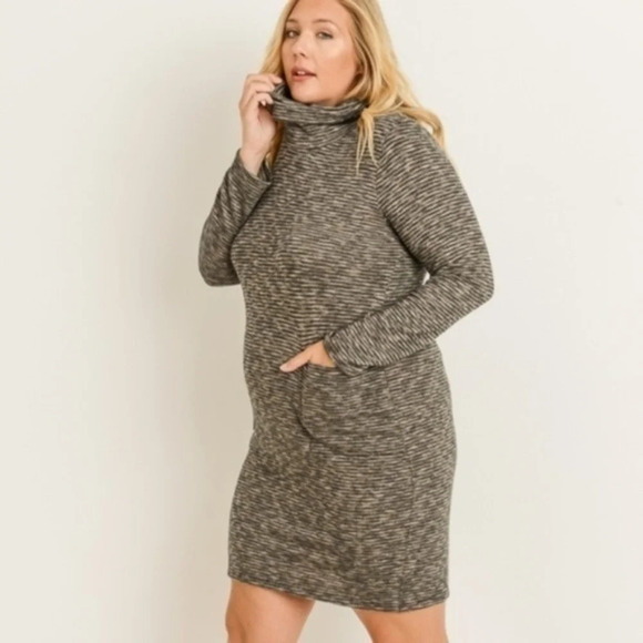 Gilli Dresses & Skirts - Gilli Dress NWT Plus Cozy Cowl Neck Sweater Dress